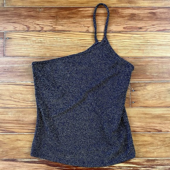 NEW W/O TAGS REFORMATION || ONE STRAP GLITTER TANK - Picture 1 of 4